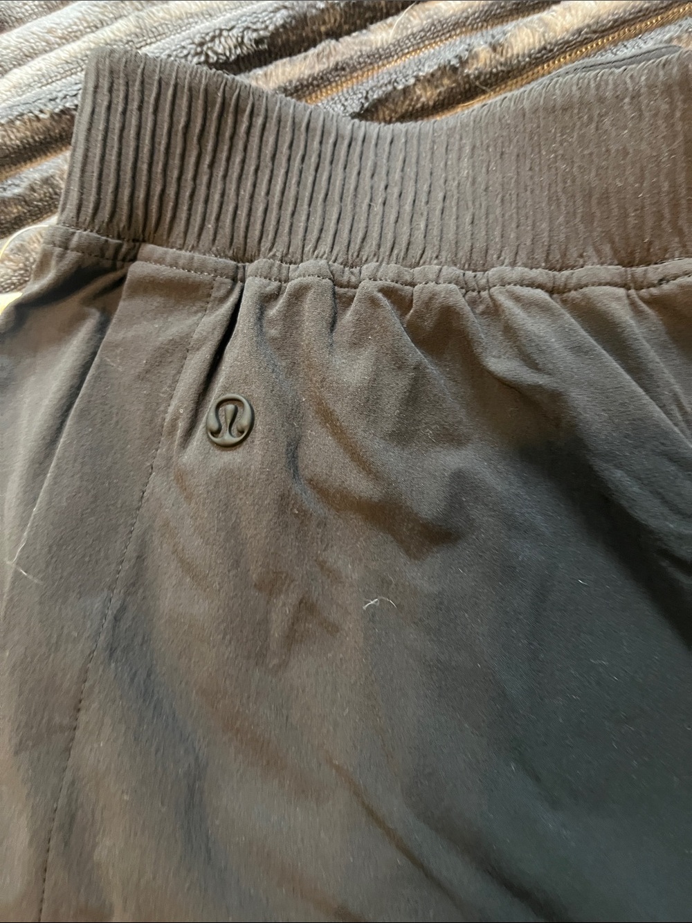 lululemon athletica Black Women's Athletic Shorts with Ribbed Waistband - Picture 3 of 6